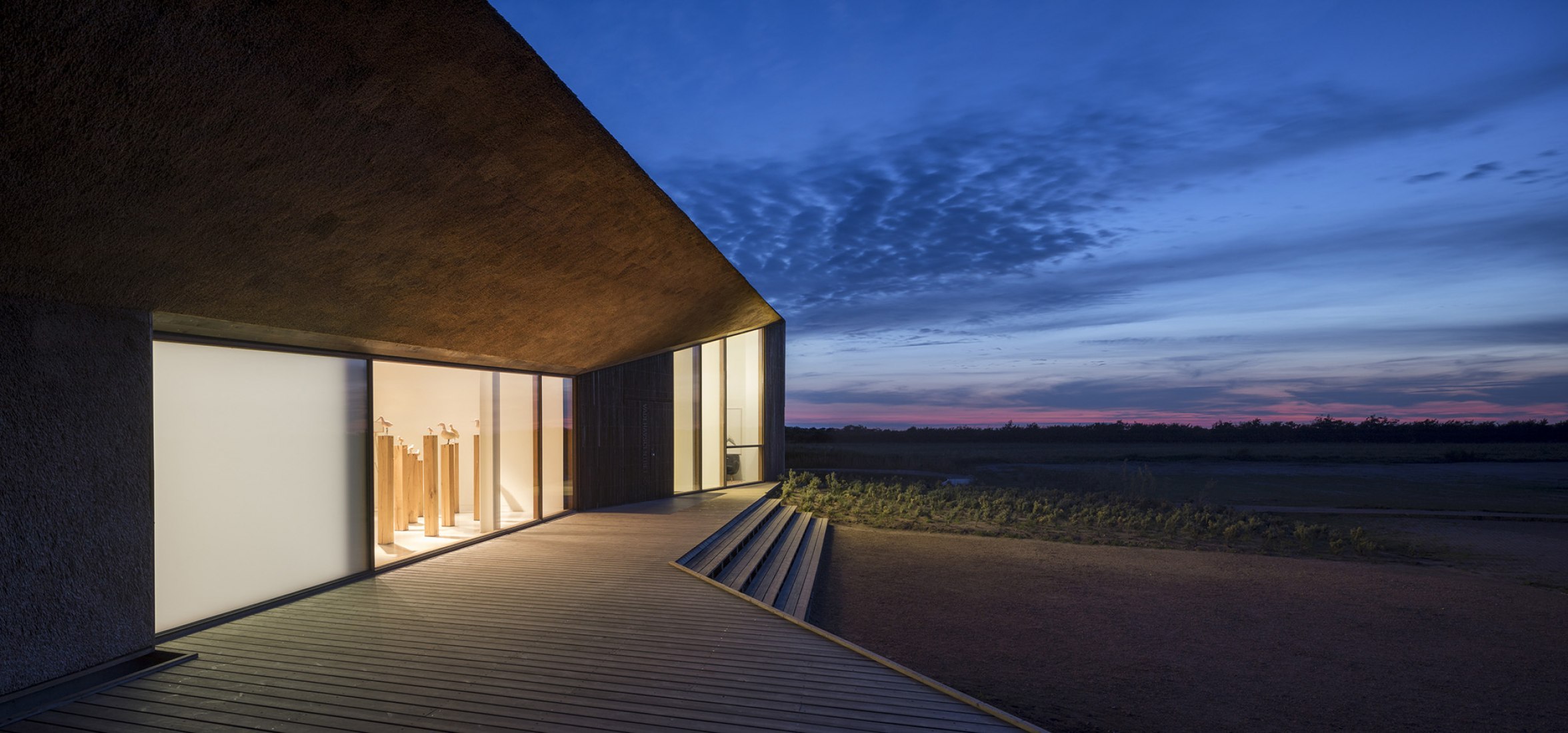 Centro de interpretación del Mar de Wadden por Dorte Mandrup. Fotografía por Adam Mørk.