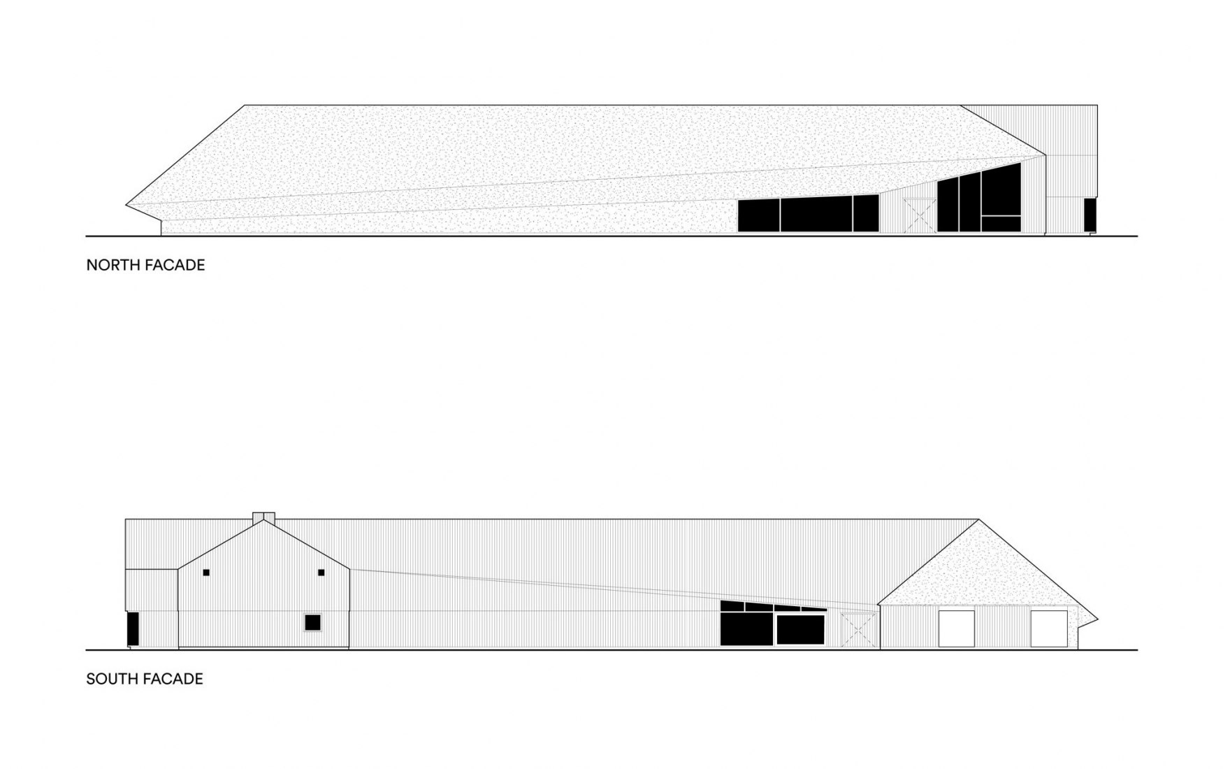 Elevations. Wadden Sea Centre by Dorte Mandrup.