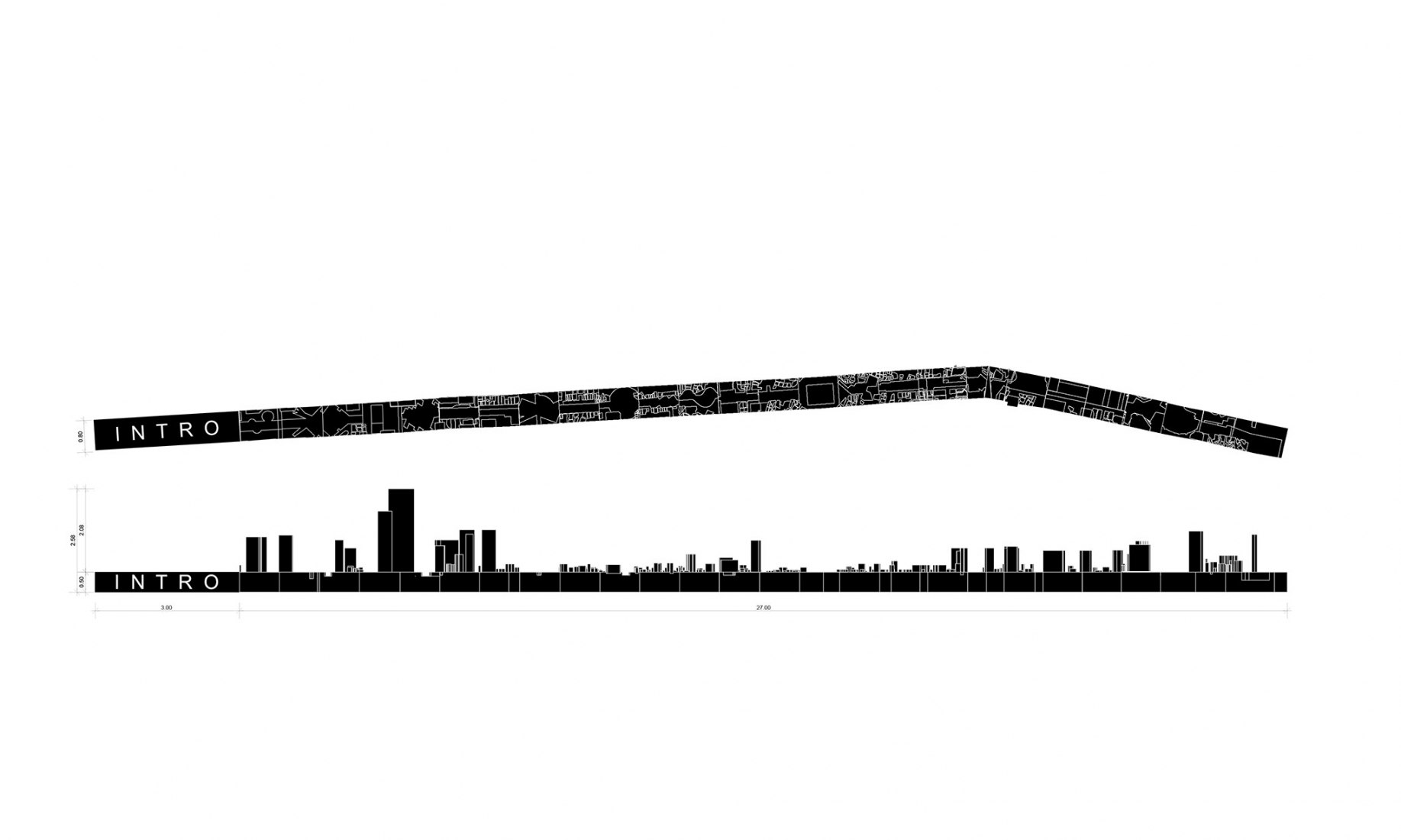 Plan and elevation. GSXP2 –Groundscape eXPerience Pavilion. Image © Dominique Perrault, SUBLAB EPFL x Yoonhie Lee, ADSLAB EWHA.