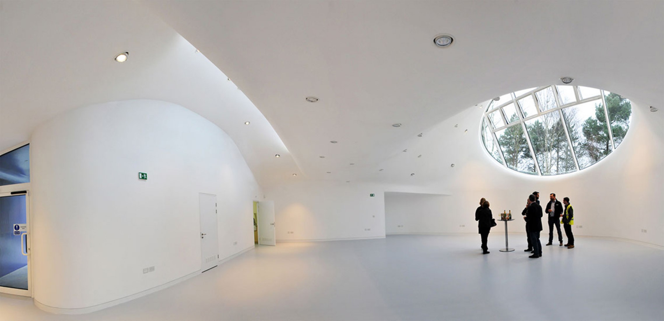 Vista interior. Drawing Studio en UAB por CRAB Studio.