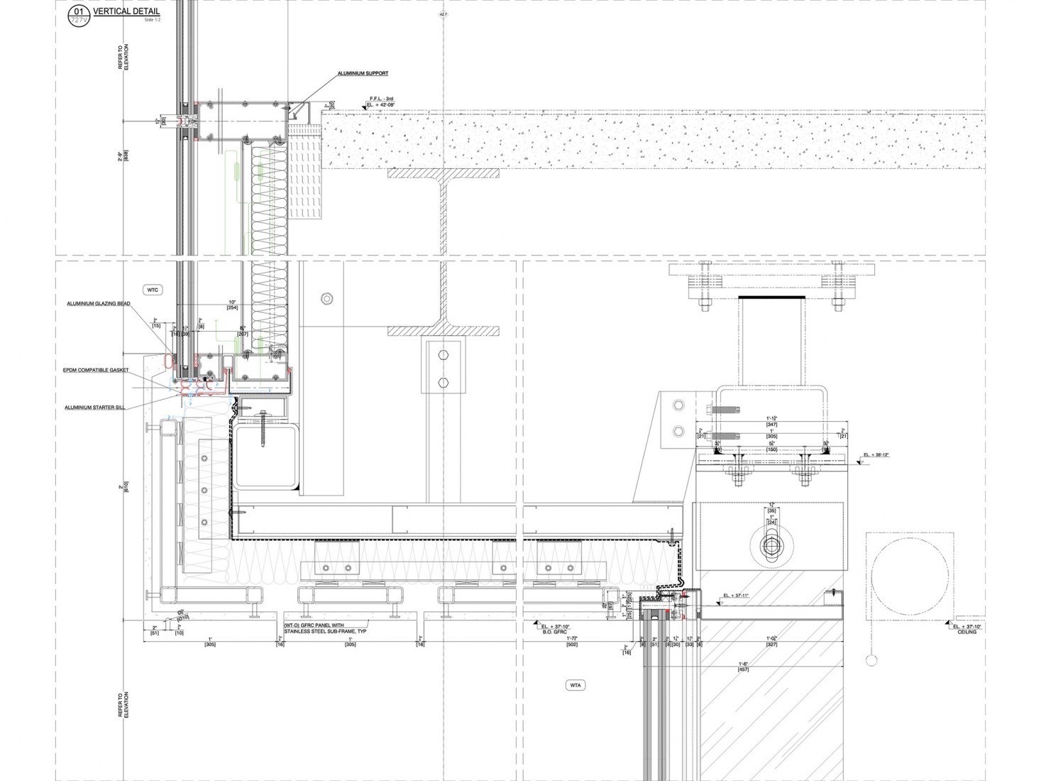 Detalles constructivos. Escuela de Negocios de la Universidad de Columbia por DS+R. 