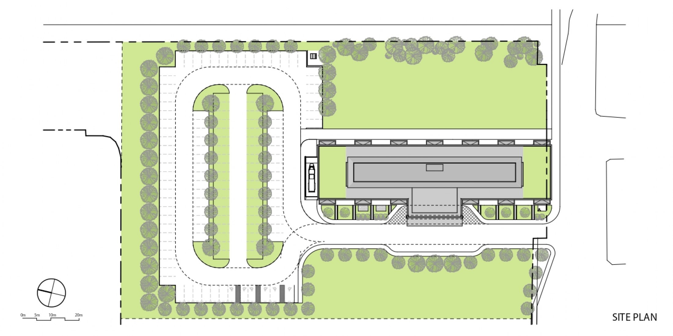 Site plan. Bata Shoe Factory by Dubbeldam Architecture + design and BDP Quadrangle