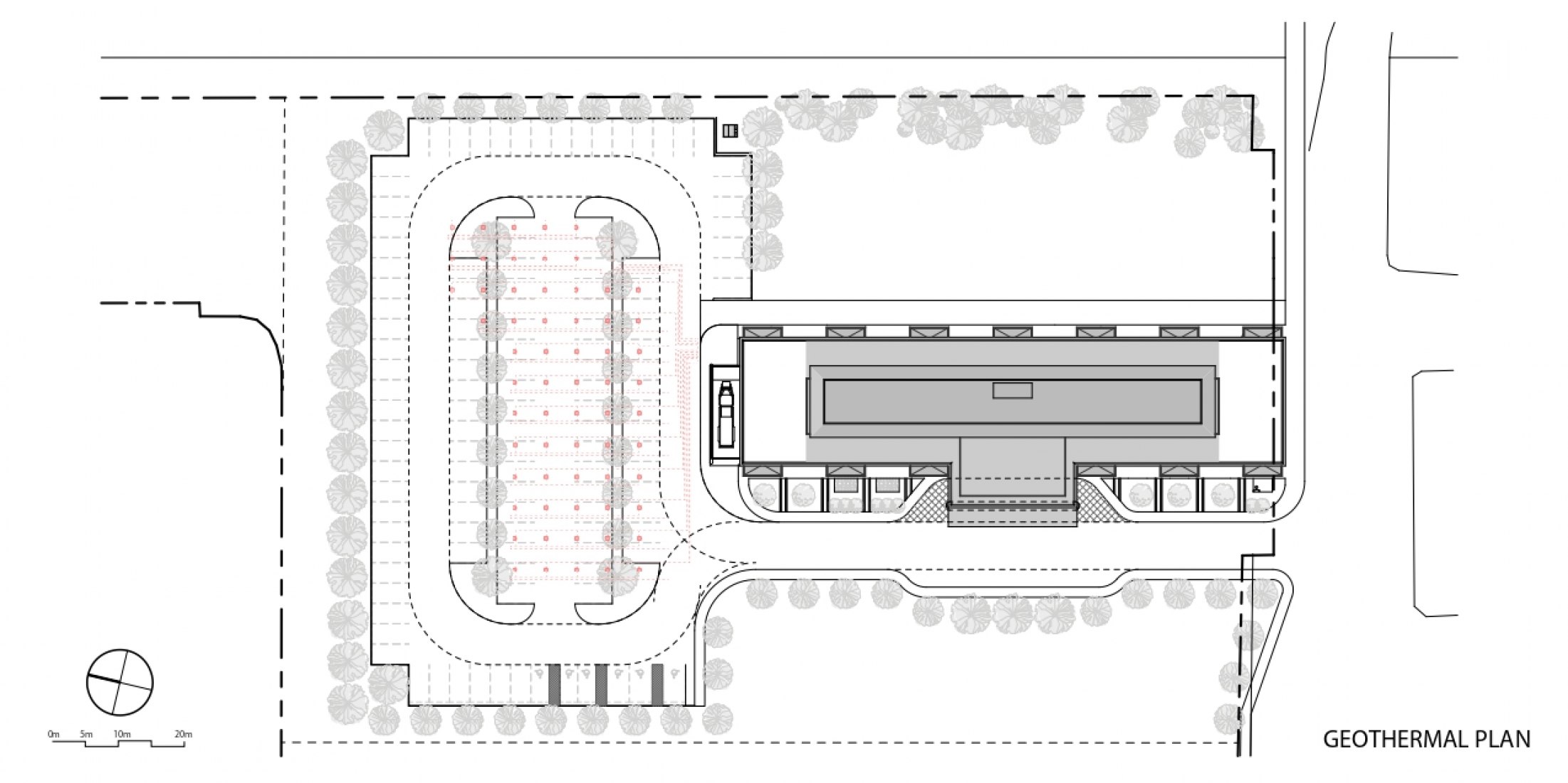 Geothermal plan. Bata Shoe Factory by Dubbeldam Architecture + design and BDP Quadrangle