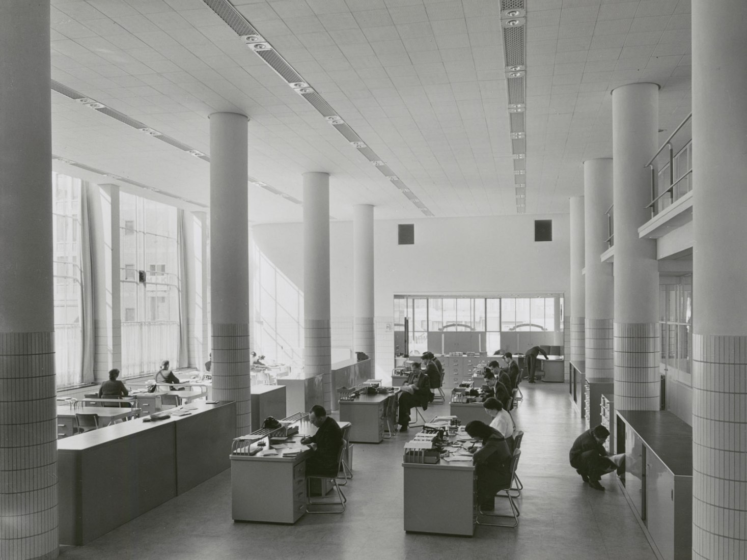 Interior. De Nederlanden van 1845 por W. M. Dudok. Fotografía cortesía de Het Nieuwe Instituut