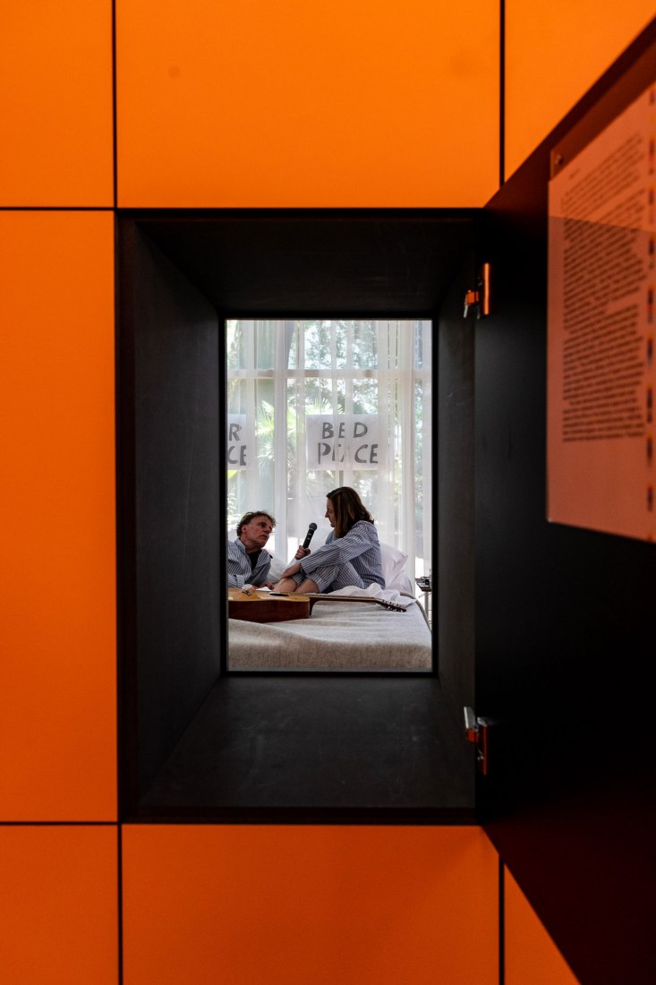 Dutch Pavilion WORK, BODY, LEISURE. 16th International Architecture Exhibition - La Biennale di Venezia, FREESPACE. Photo by Daria Scagliola