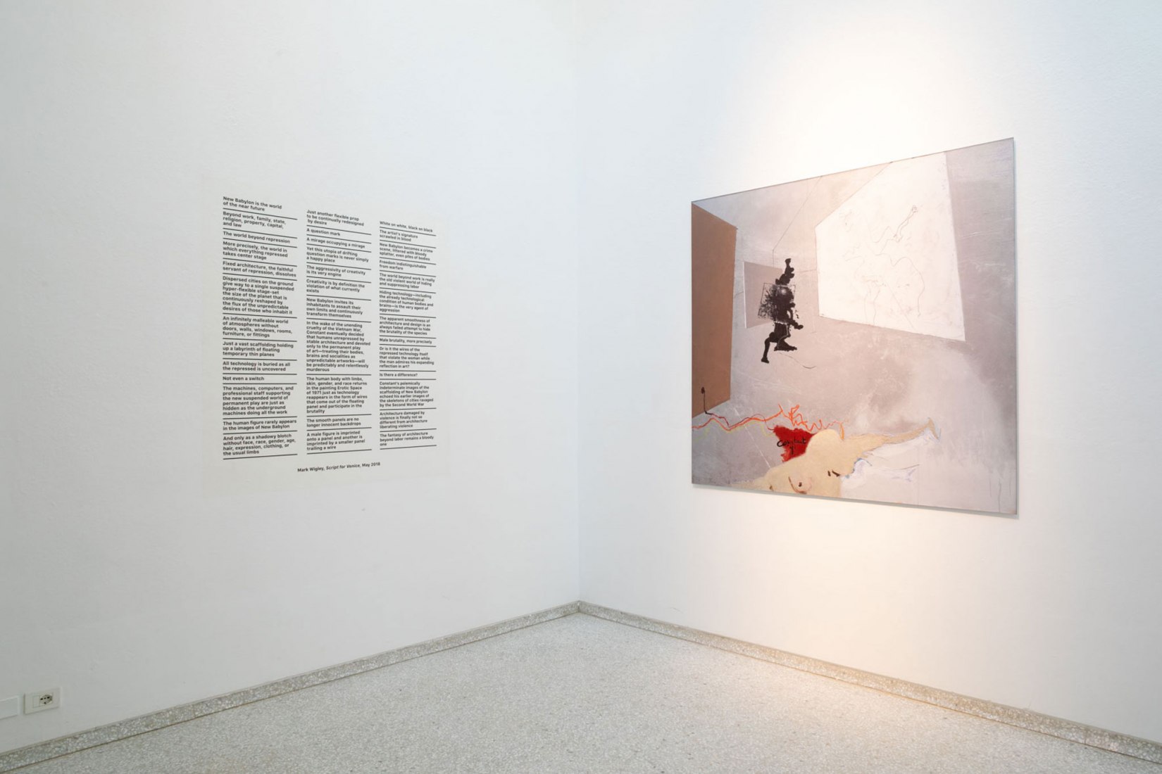Dutch Pavilion WORK, BODY, LEISURE. 16th International Architecture Exhibition - La Biennale di Venezia, FREESPACE. Photo by Daria Scagliola