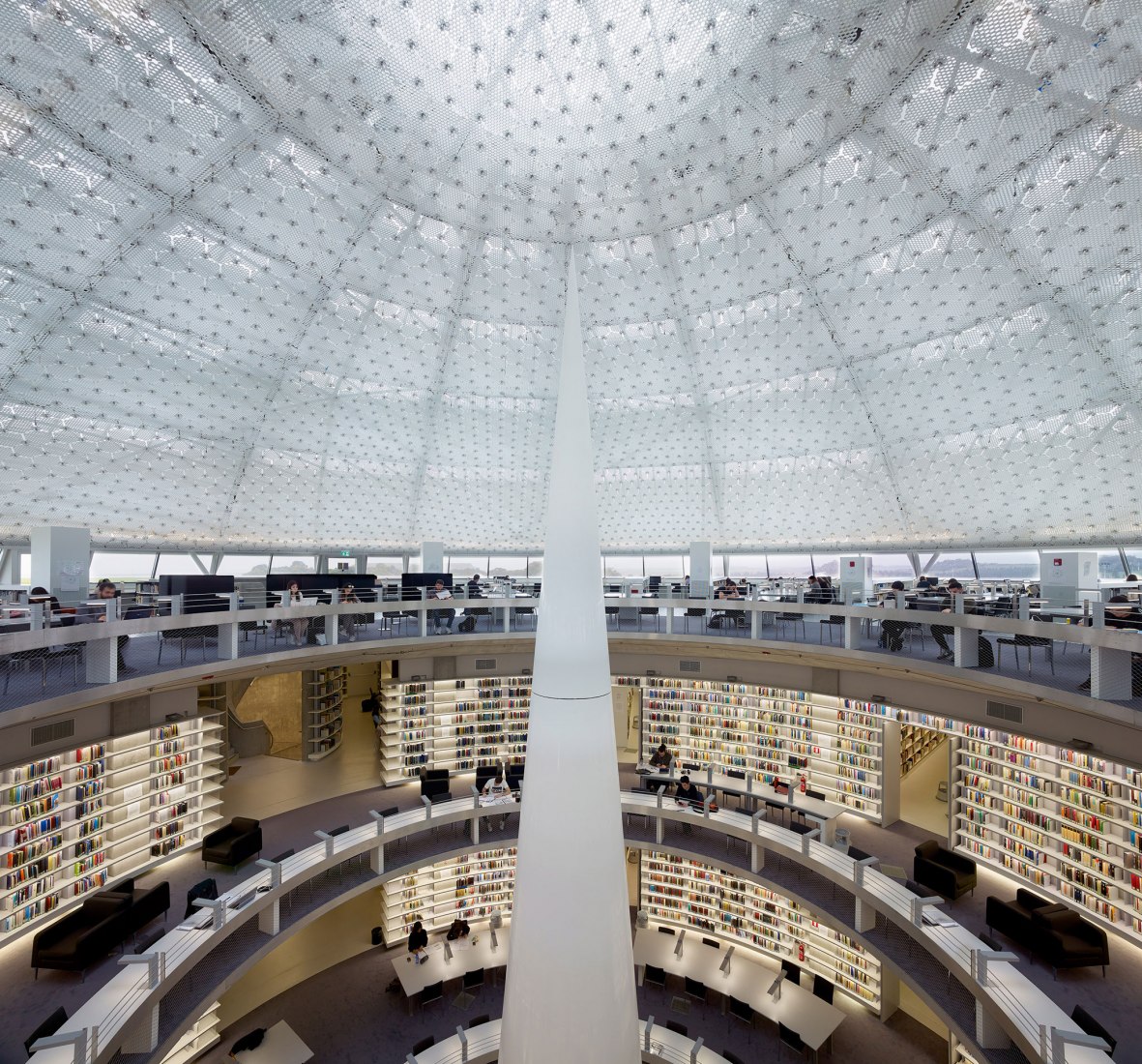 Jean Nouvel completes ‘Stelios Ioannou’ Learning Resource Center. Photograph by Yiorgis Yerolymbos.