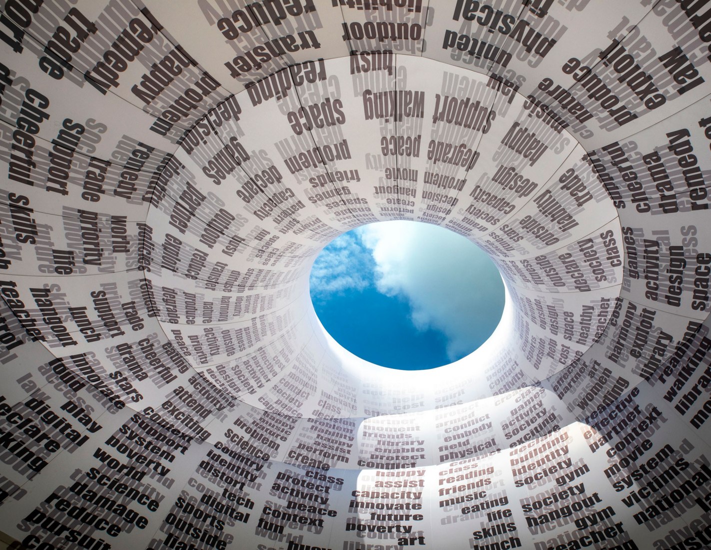 CLOUDROOM. Bioclimatic Outdoor Classroom by Ecosistema Urbano. Photograph by Hadley Fruits