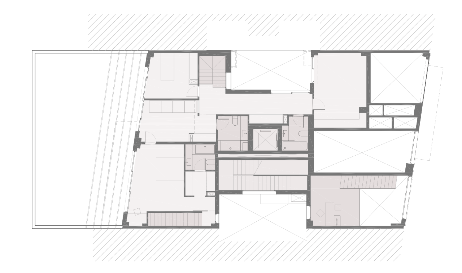 First floor plan. Arizala's building by AVA Studio scp. Image © Courtesy of AVA Studio scp.