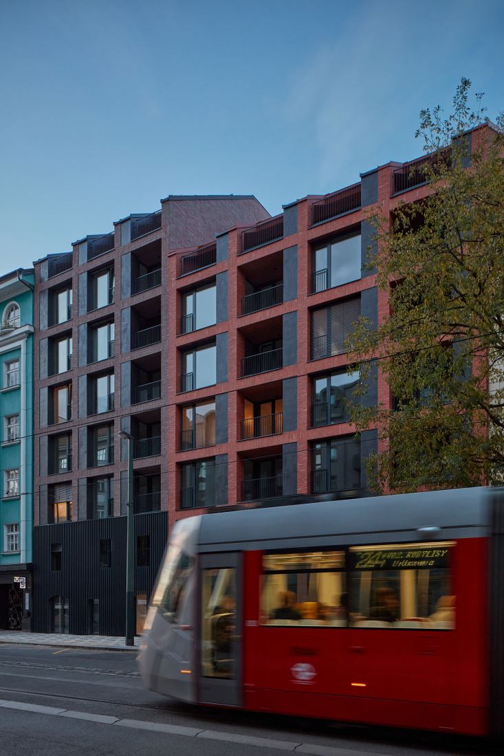 Iconik apartment building by edit! Architects. Photograph by BoysPlayNice.