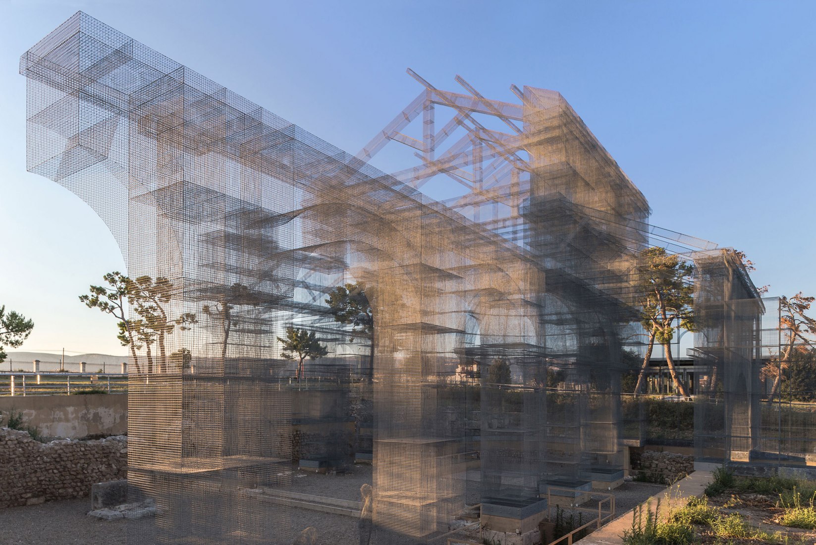 Basílica Siponto por Edoardo Tresoldi. Fotografía de Roberto Conte