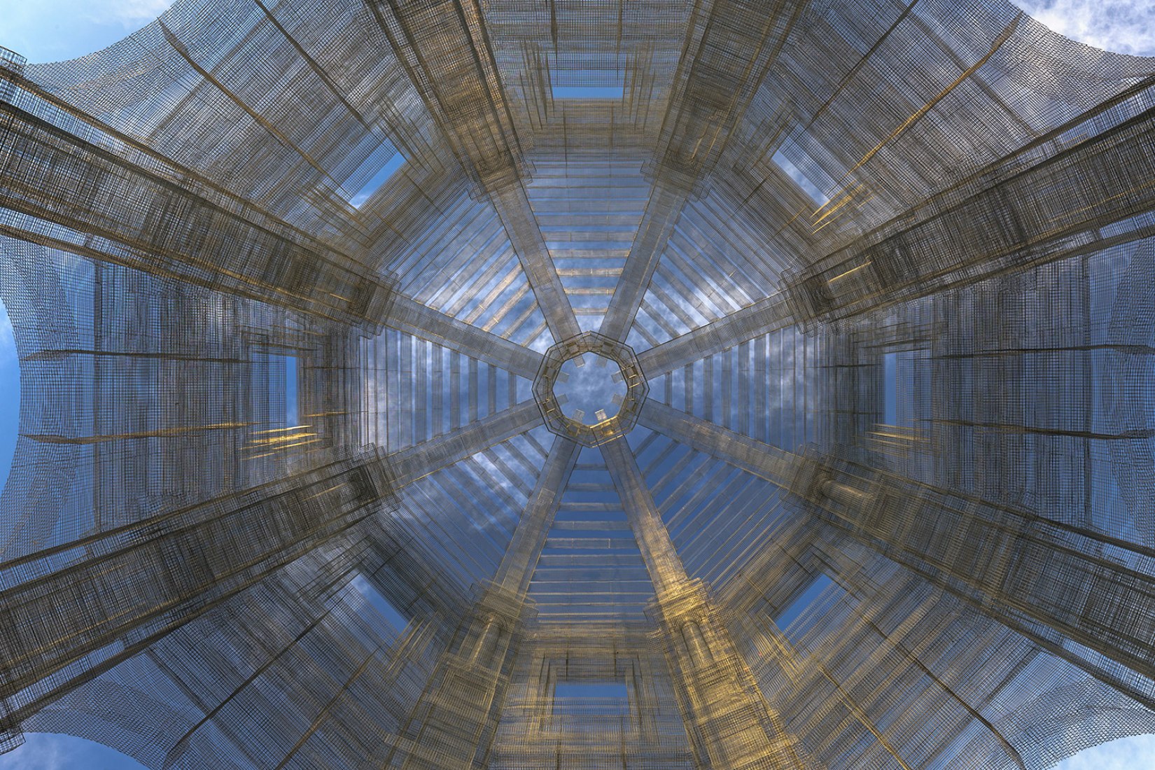 Vista de la cúpula. Etherea por Edoardo Tresoldi. Fotografía @ Roberto Conte 