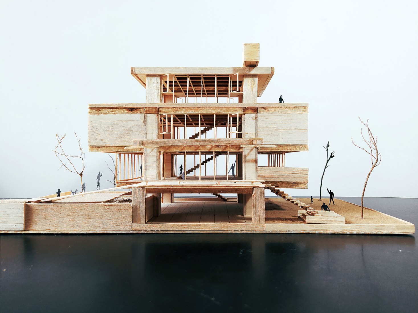 Maqueta. Casa D4 por Edwin Hurtado + Holger Cuadrado. Imagen cortesía de Edwin Hurtado + Holger Cuadrado.