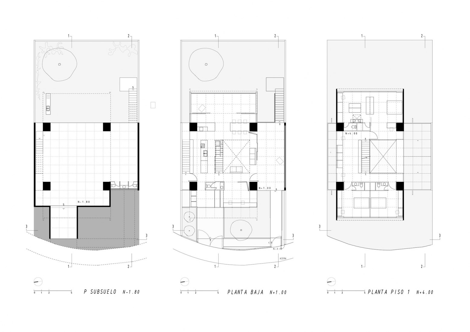  Plantas. Casa D4 por Edwin Hurtado + Holger Cuadrado.