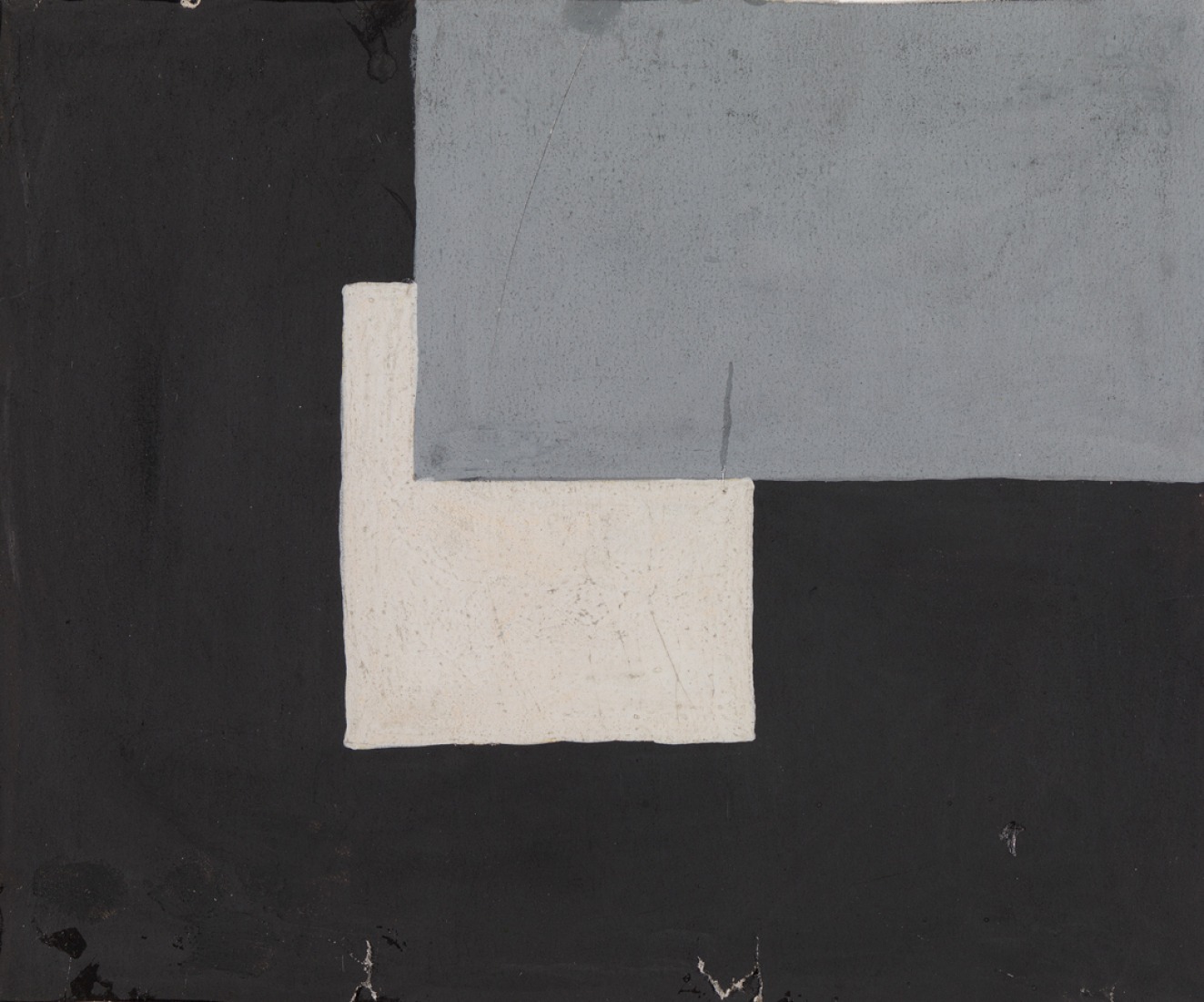 Diseño de alfombra, 1920. Gouache en papel. Exposición Eileen Gray: la pintora privada. Imagen cortesía de la Osborne Samuel Gallery. 