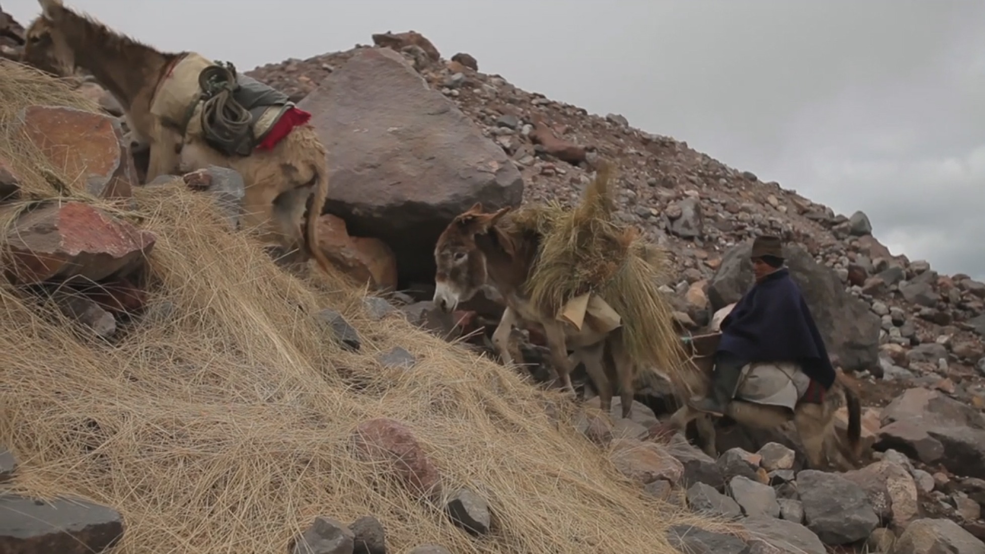 Video screenshot. El Último Hielero - The Last Ice Merchant.