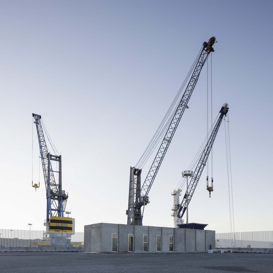 Port pavilion in Motril by Elisa Valero and DJarquitectura. Photograph by Fernando Alda