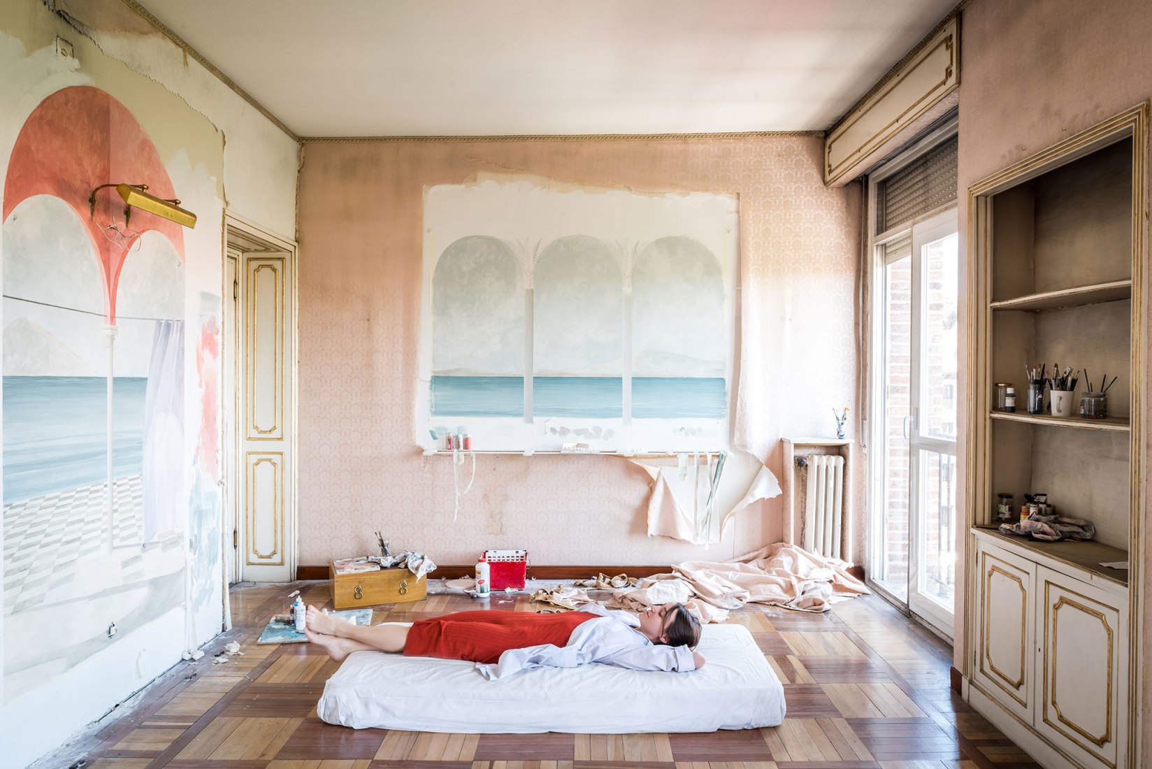 Interior view. REAL STATE, Expanding Cano Lasso. Photograph by Elvira Solana