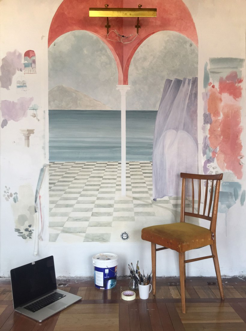 Interior view. REAL STATE, Expanding Cano Lasso. Photograph by Elvira Solana