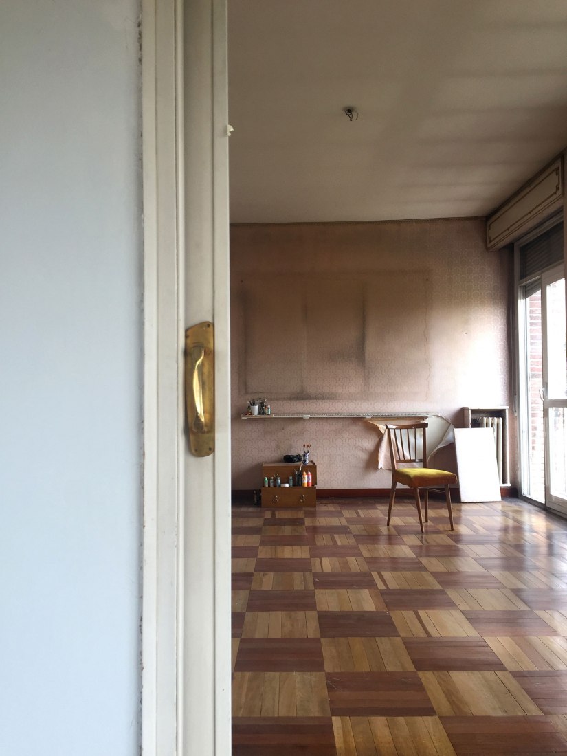 Interior view. REAL STATE, Expanding Cano Lasso. Photograph by Elvira Solana