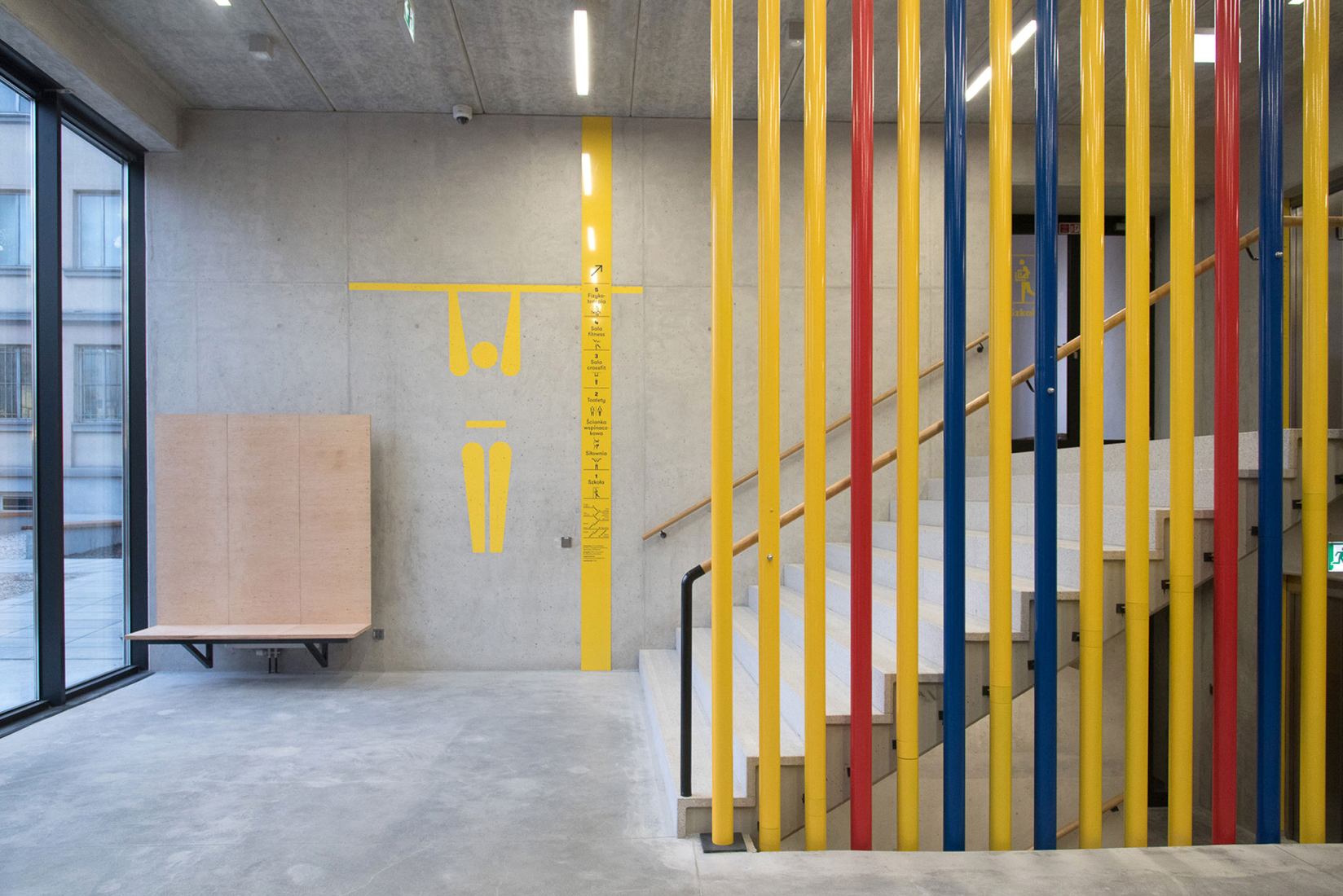 ZSOMS sport hall Cracow by eM4.Pracownia Architektury.Brataniec. Photograph by Juliusz Sokołowski.