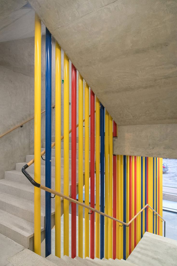 ZSOMS sport hall Cracow by eM4.Pracownia Architektury.Brataniec. Photograph by Juliusz Sokołowski.
