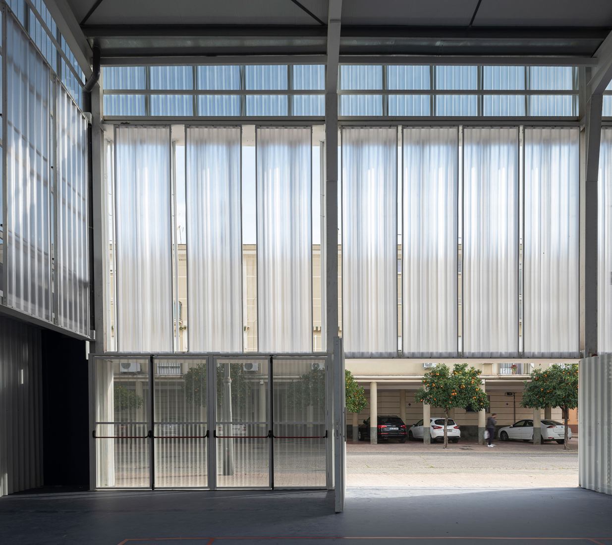 Pabellón Ferrobús por Eovastudio. Fotografía por Fernando Alda.
