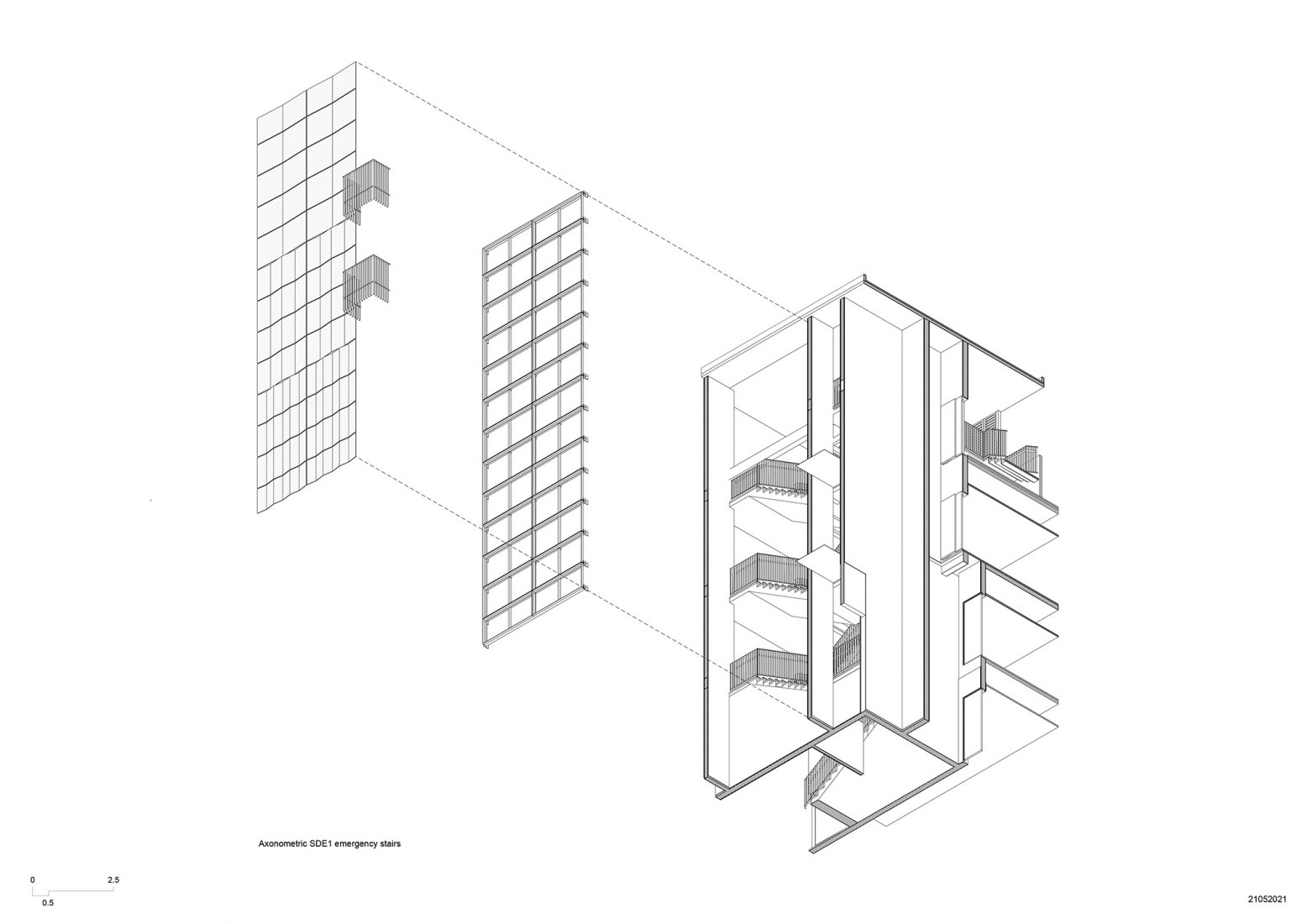 Diagrama. Escuela de Arquitectura por Erik L’Heureux.