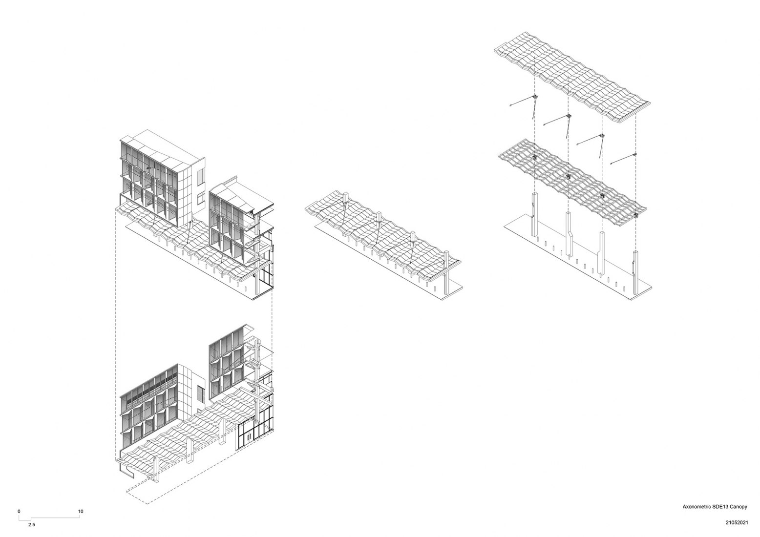 Diagrama. Escuela de Arquitectura por Erik L’Heureux.