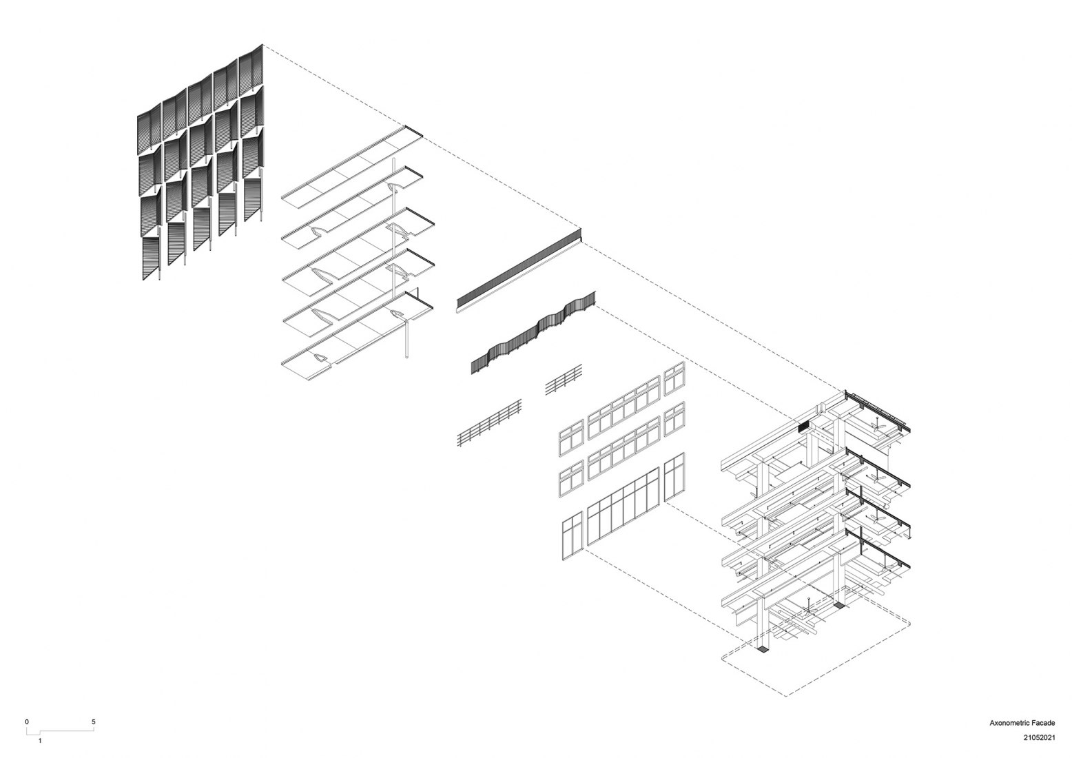 Diagrama. Escuela de Arquitectura por Erik L’Heureux.