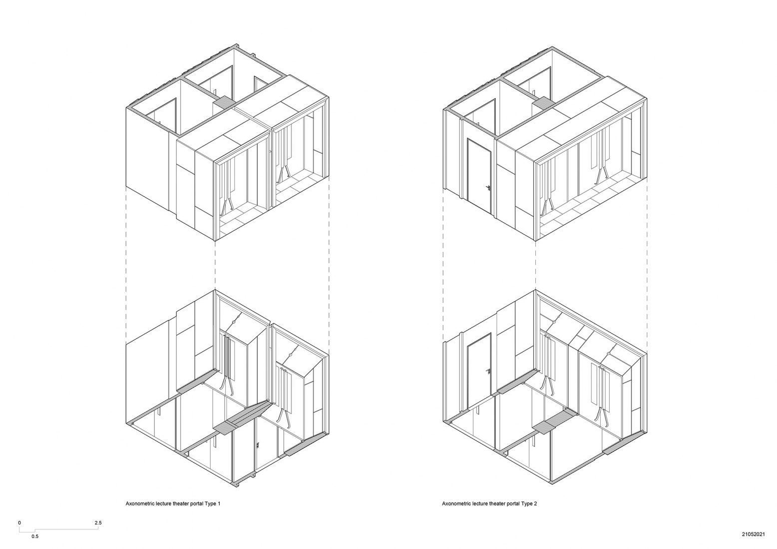 Diagrama. Escuela de Arquitectura por Erik L’Heureux.
