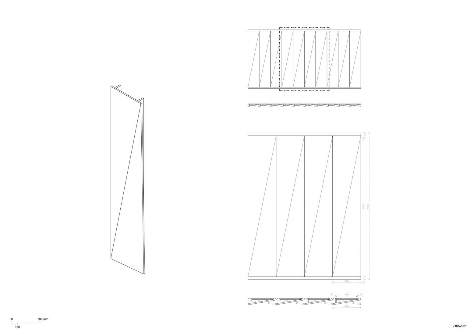 Diagrama diseño interior. Escuela de Arquitectura por Erik L’Heureux.