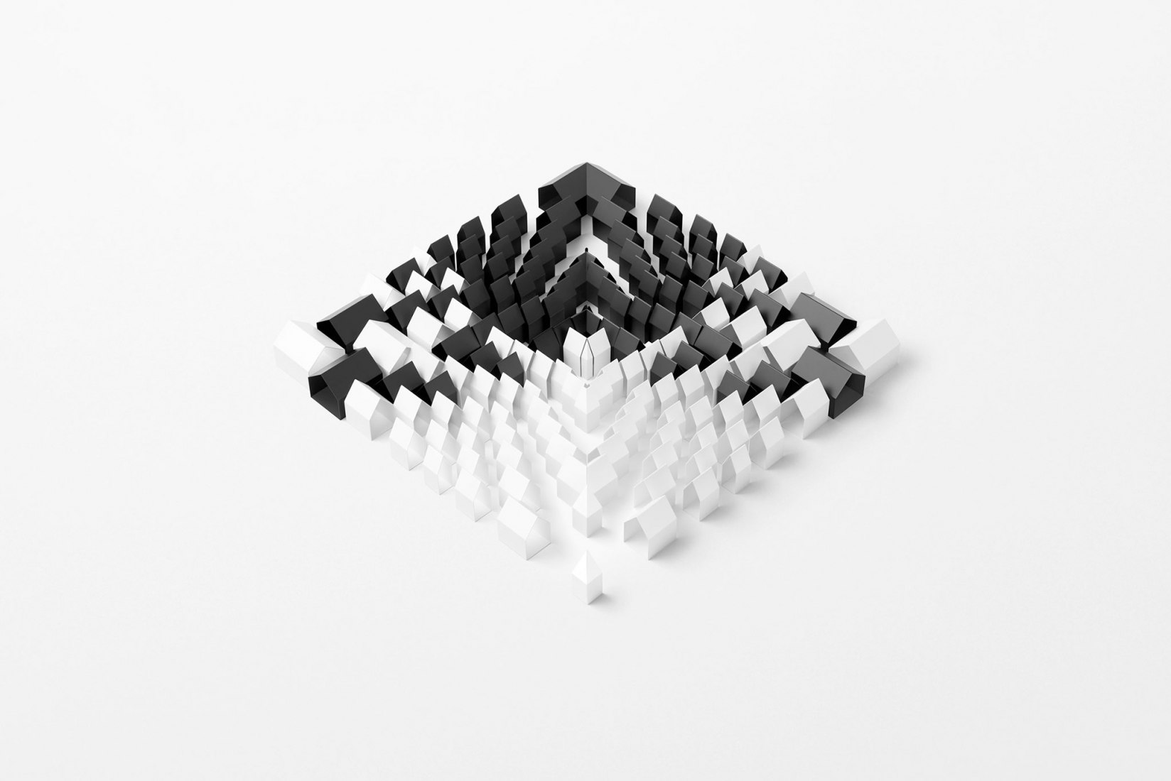 Escher x nendo | Between Two Worlds. Cortesía de Nendo