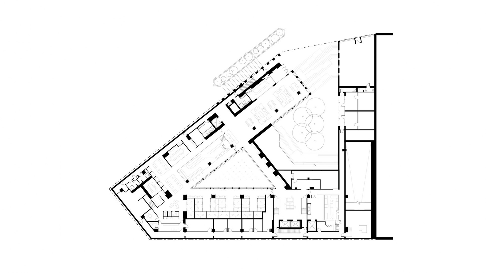 First floor plan. Center for Developing Entrepreneurs by EskewDumezRipple and WOLF ACKERMAN.