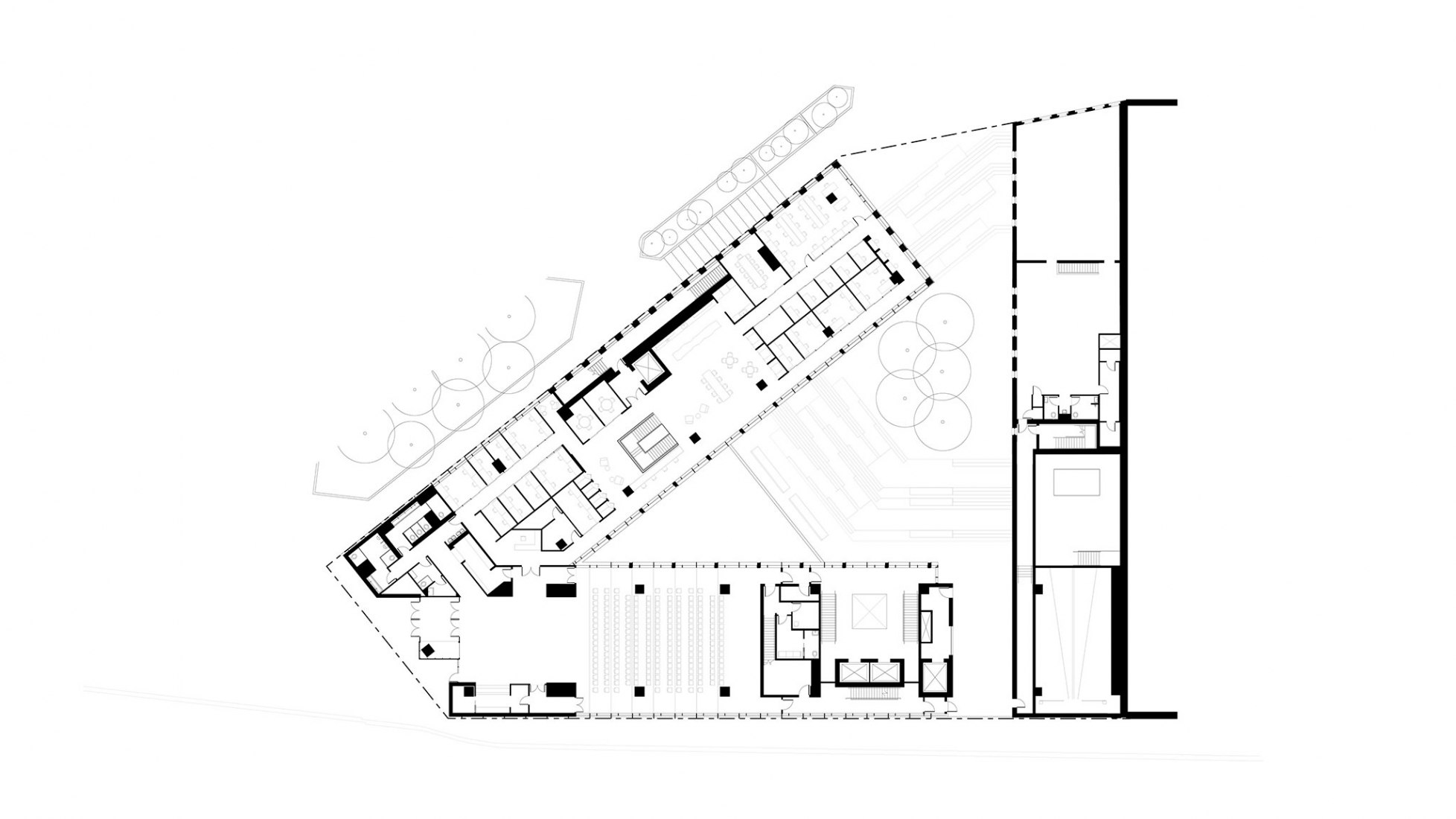 Second floor plan. Center for Developing Entrepreneurs by EskewDumezRipple and WOLF ACKERMAN.