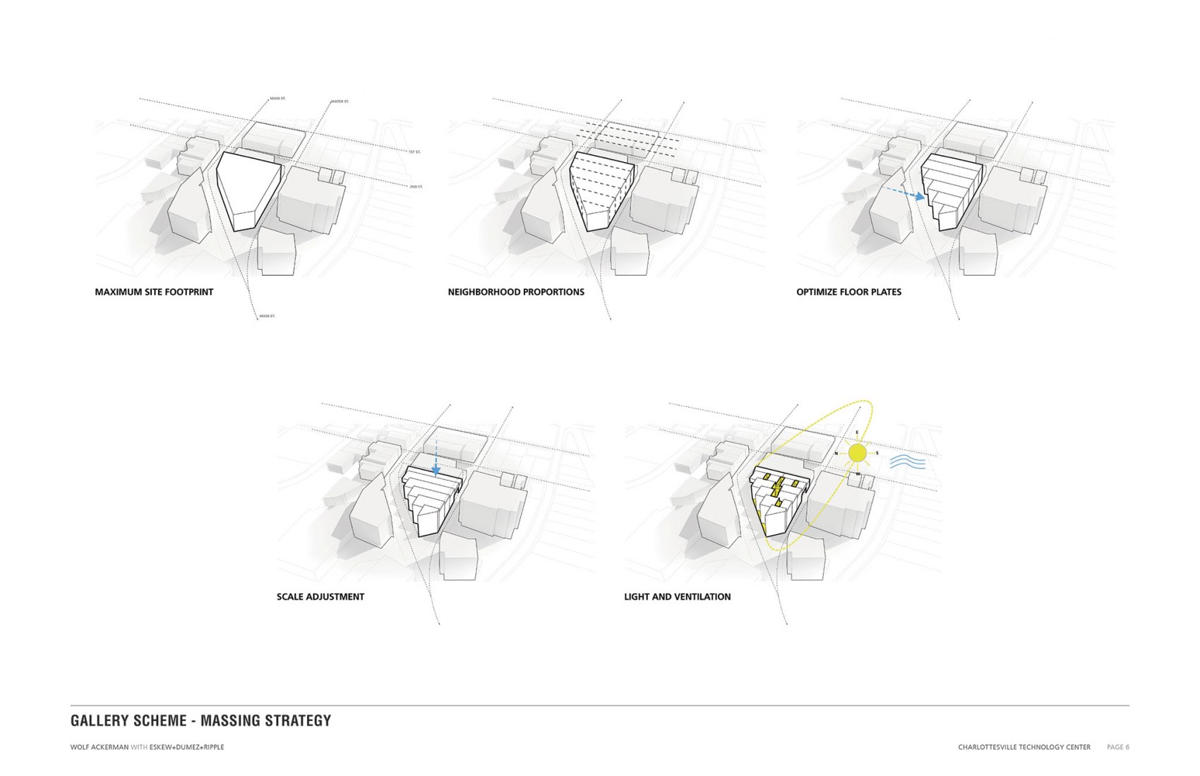Gallery scheme. Center for Developing Entrepreneurs by EskewDumezRipple and WOLF ACKERMAN.