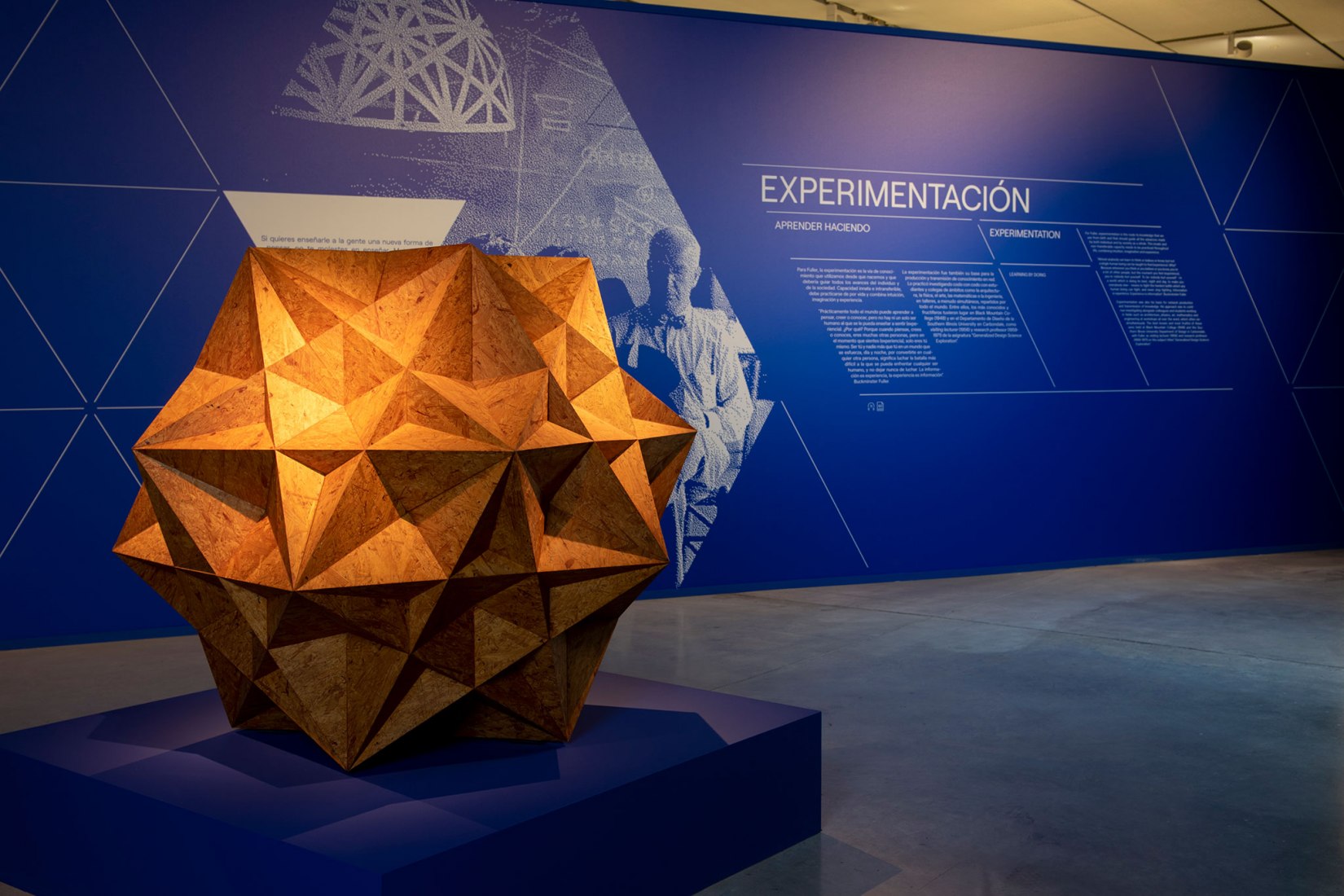 Exhibition image. Radical curiosity. In the orbit of Buckminster Fuller. Courtesy of Espacio Fundación Telefónica