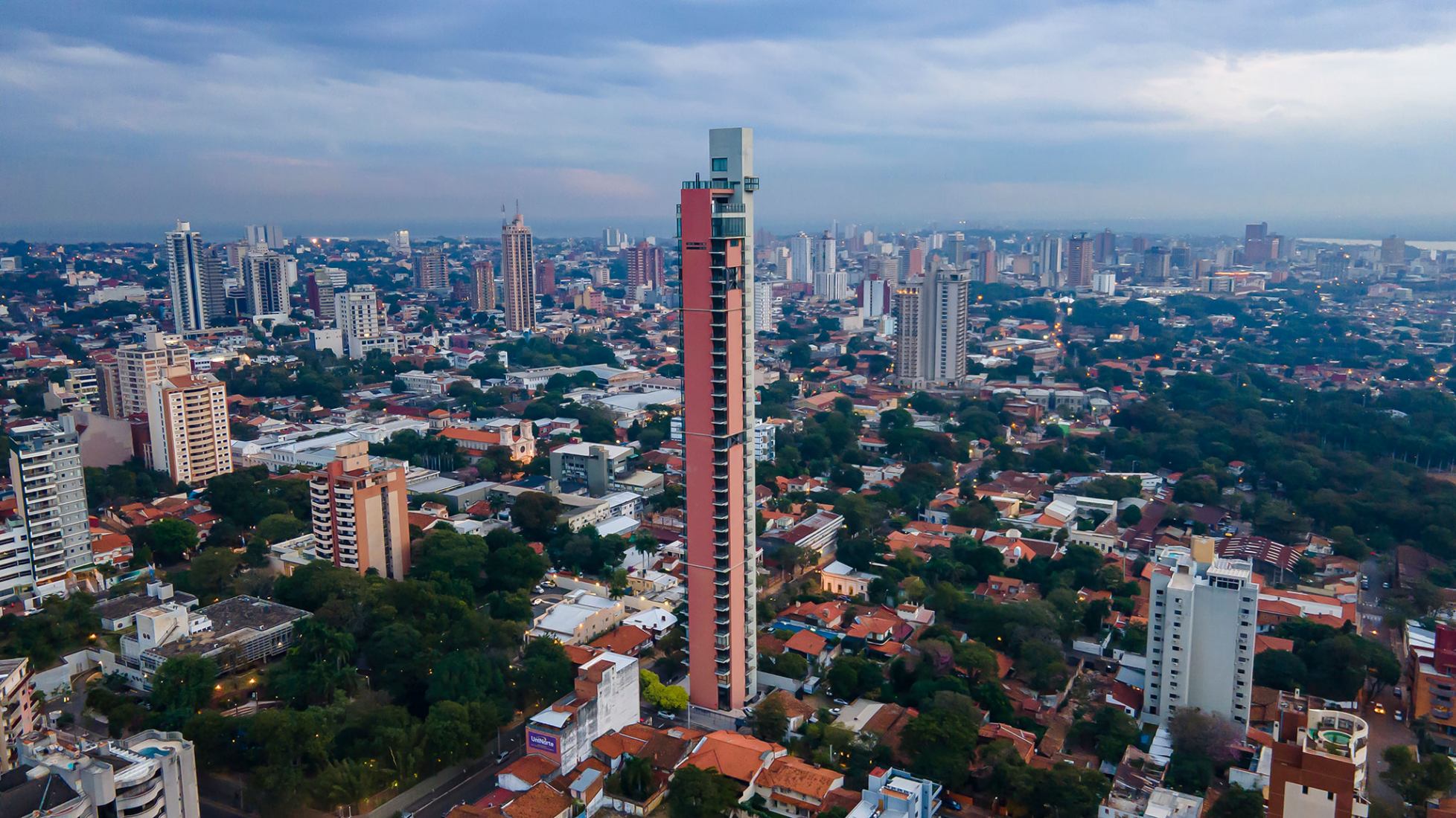Slenderness and lightness, such as a landmark of the city. ICONO Tower ...