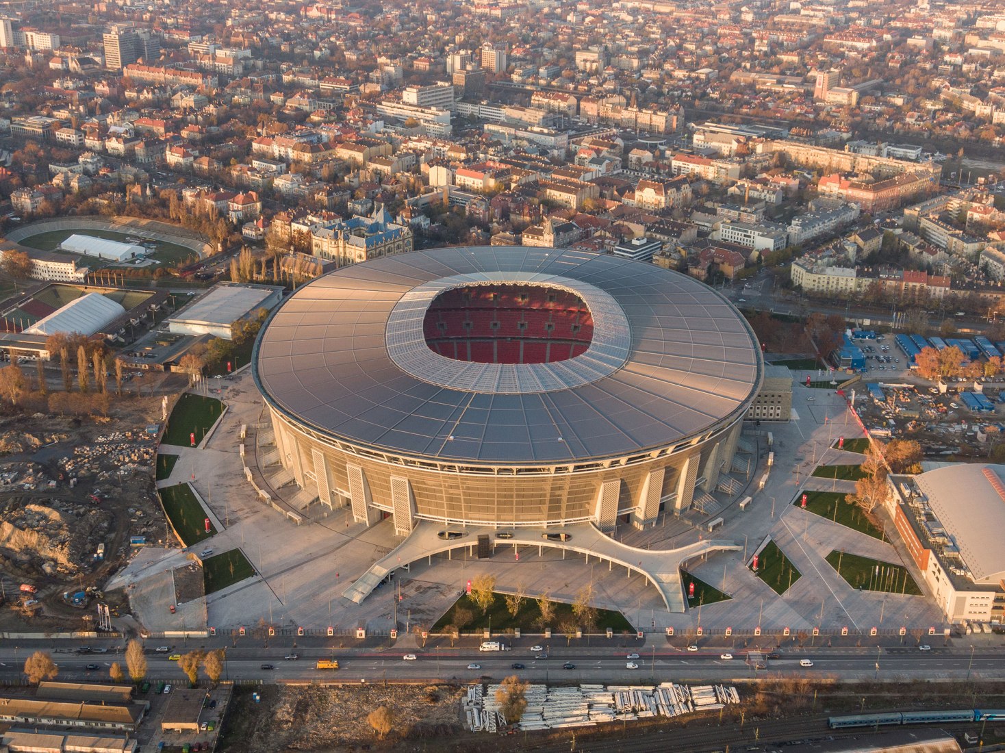 Puskás Aréna Stadium by Közti. Photograph by Gyorgy Palko