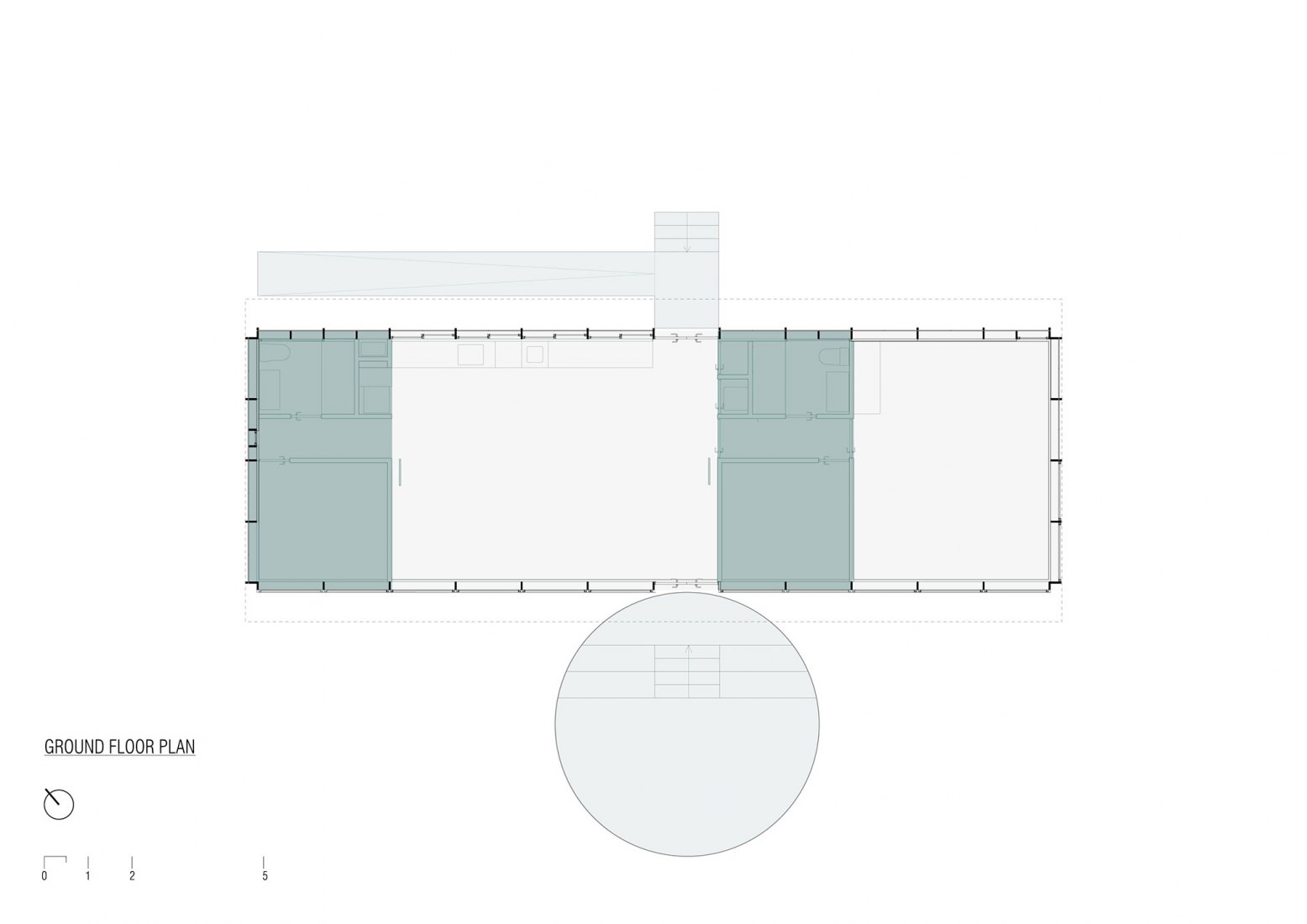 Planta baja. Casa SP por Rodrigo Valenzuela Jerez (E)studioRO