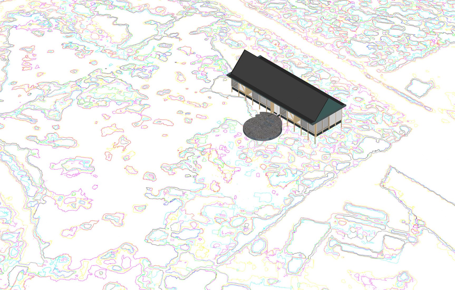 Axonométrica. Casa SP por Rodrigo Valenzuela Jerez (E)studioRO