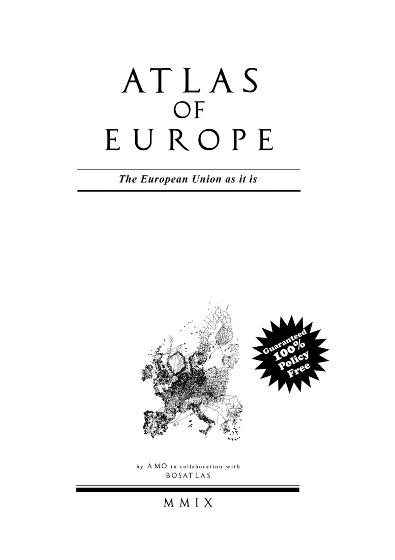 Image of Atlas of Europe by AMO in collaboration with BOSATLAS.