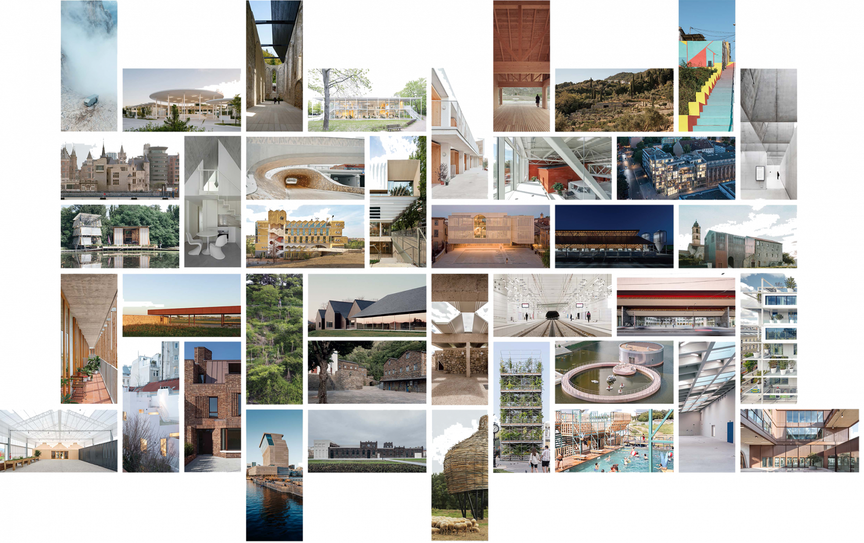 40 obras seleccionadas. Premio UE de Arquitectura Contemporánea – Mies van der Rohe 2024.