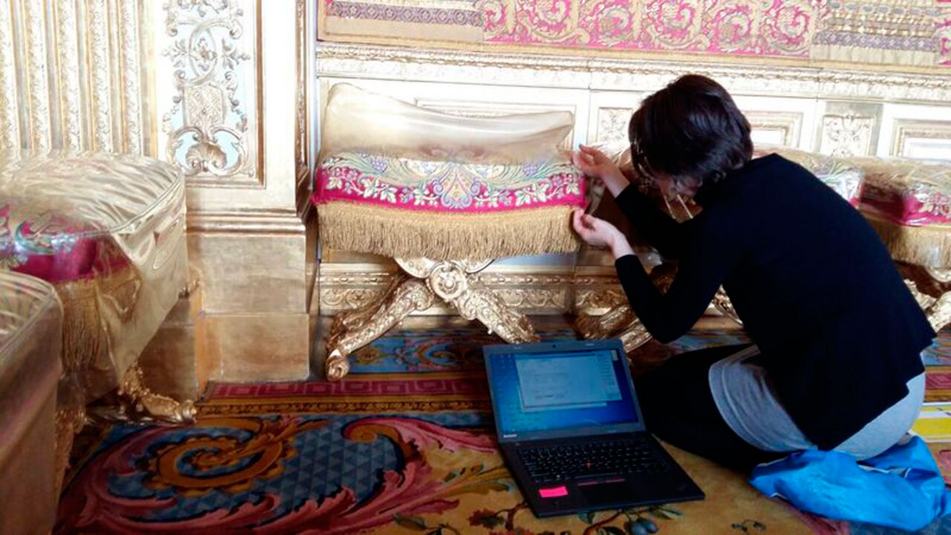 Investigación. EPICO: Protocolo Europeo de Conservación Preventiva, coordinado en Versalles. Fotografía de Nadia Francaviglia, 2017