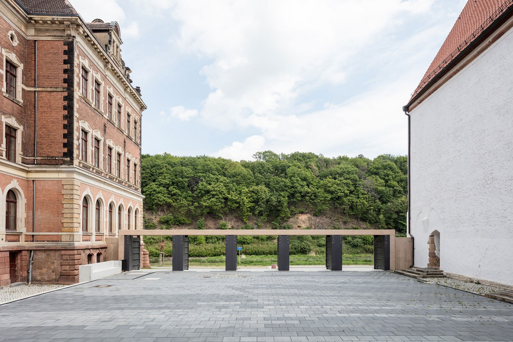 Categoría B, Flood protection as an urban design, Grimma, Alemania, por Chair of Architectural Conservation and Design, TU Dresden. © Till Schuster