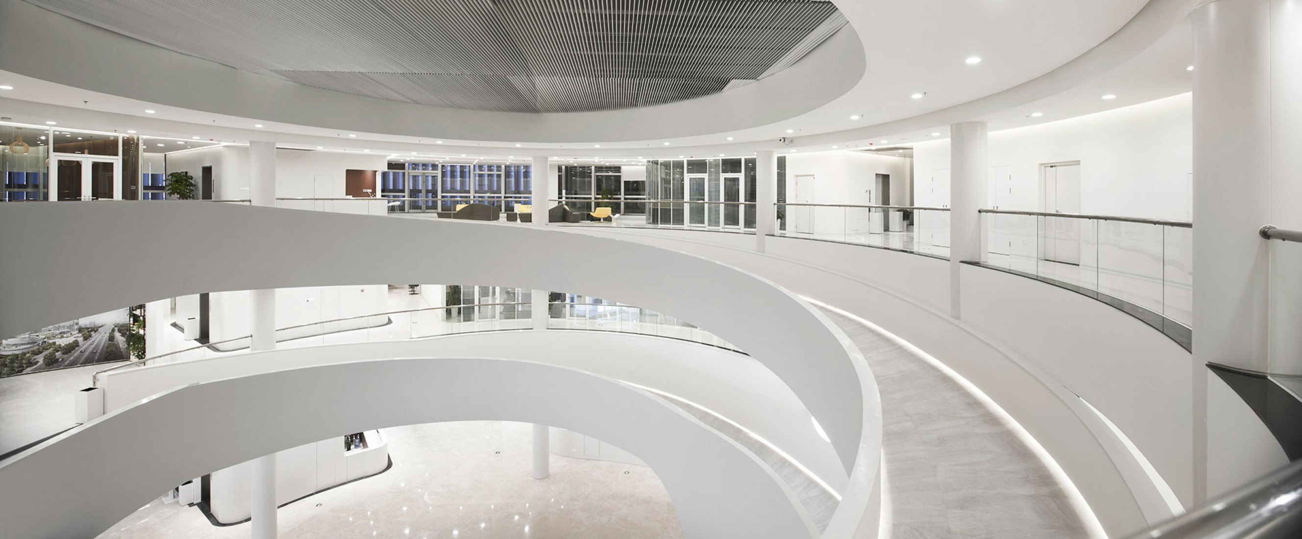 Interior view. Exhibition Center of Zhengzhou Linkong Biopharmaceutical Park by WSP ARCHITECTS. Photography by RUIJING Photography