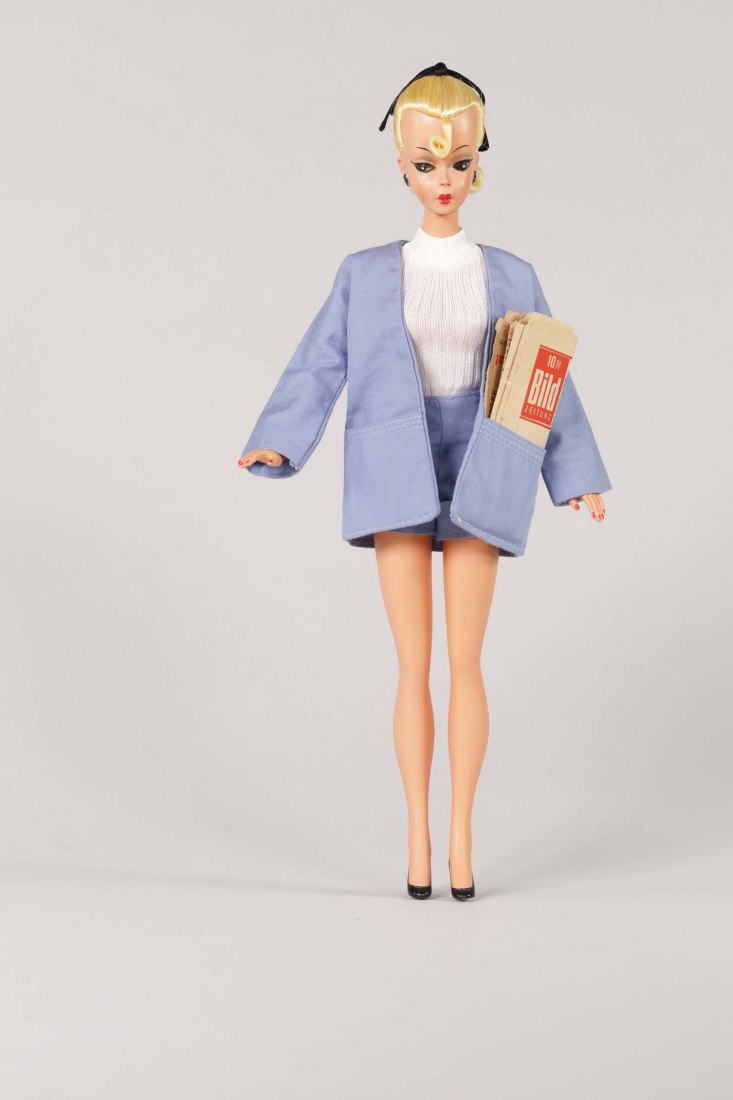 Max Weißbrodt, »BILD-Lilli« doll (based on the comic strip character in BILDnewspaper), 1955/1964, © Spielzeugmuseum Nürnberg. Photograph by Dieter Hoffmann