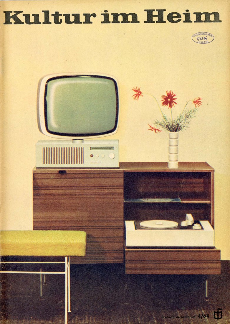 Cover der Zeitschrift Kultur im Heim, Nr. 4/1964. Photograph by Staatliche Kunstsammlungen Dresden