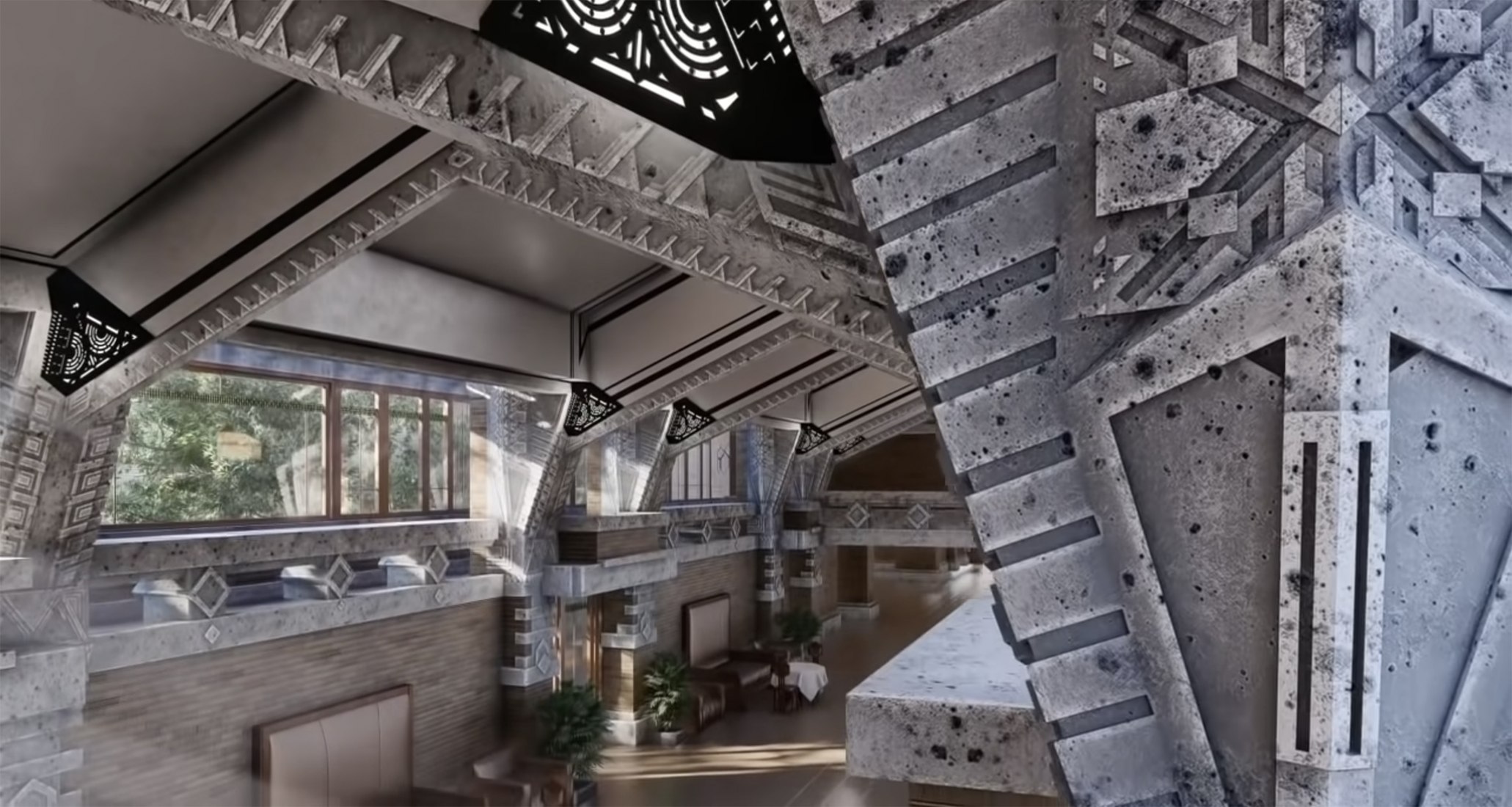 Frank Lloyd Wright: The Lost Works - The Imperial Hotel. Image courtesy of Frank Lloyd Trust
