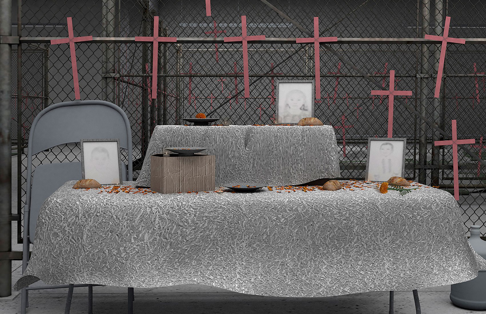 3er premio: "Lloronas of Juárez" por Albert Orozco y Edward Rivero. Imagen cortesía de Fairy Tales/Blank Space